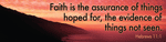 Hebrews 11.1 - sunset